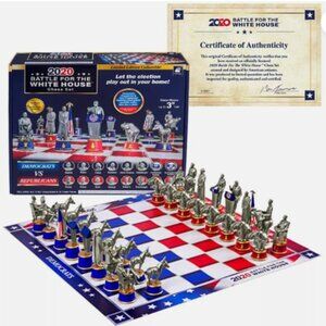 BulbHead 2020 Battle For The White House Collectors Edition Chess Set